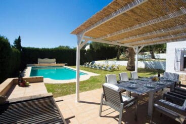 Zona Piscina Santa Barbara Aguila Rent a Villa