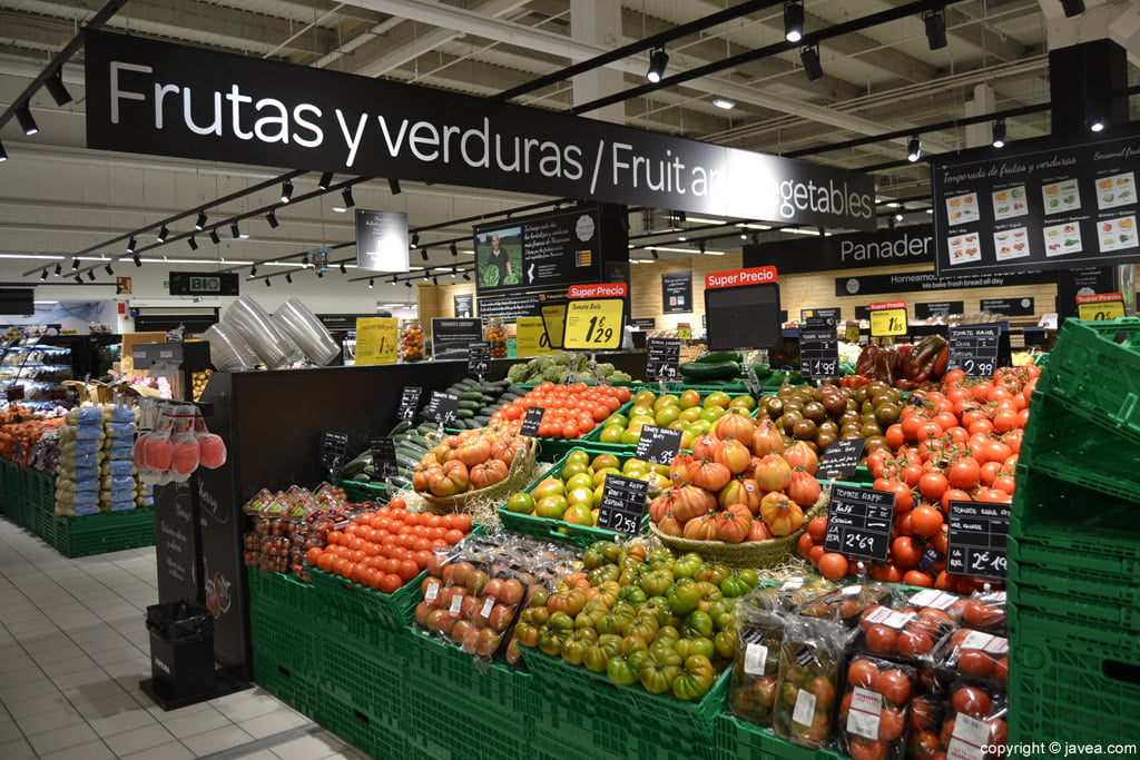 Carrefour Ondara – frutas y verduras