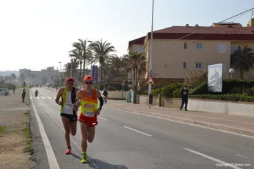 Adrián Adri en la carrera