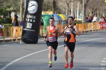 Carlos Cabrera en el sprint final