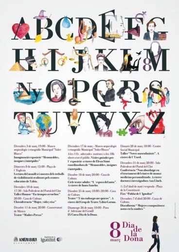 Cartell Abecedari Dona