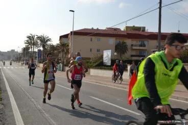 Grupo cabecero de la carrera