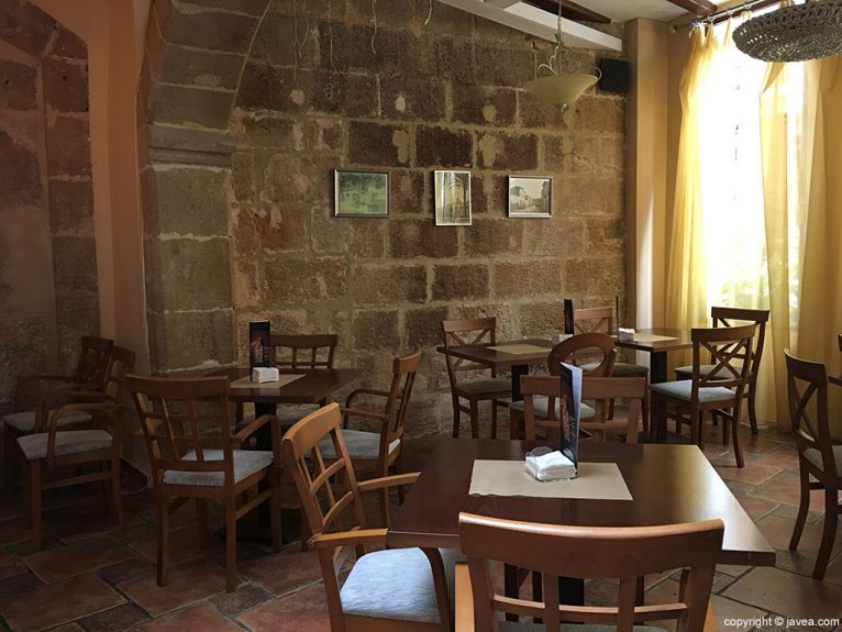 Interior restaurant Palau de Xàbia