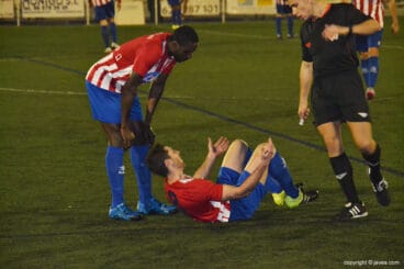 Pau tendido en el suelo