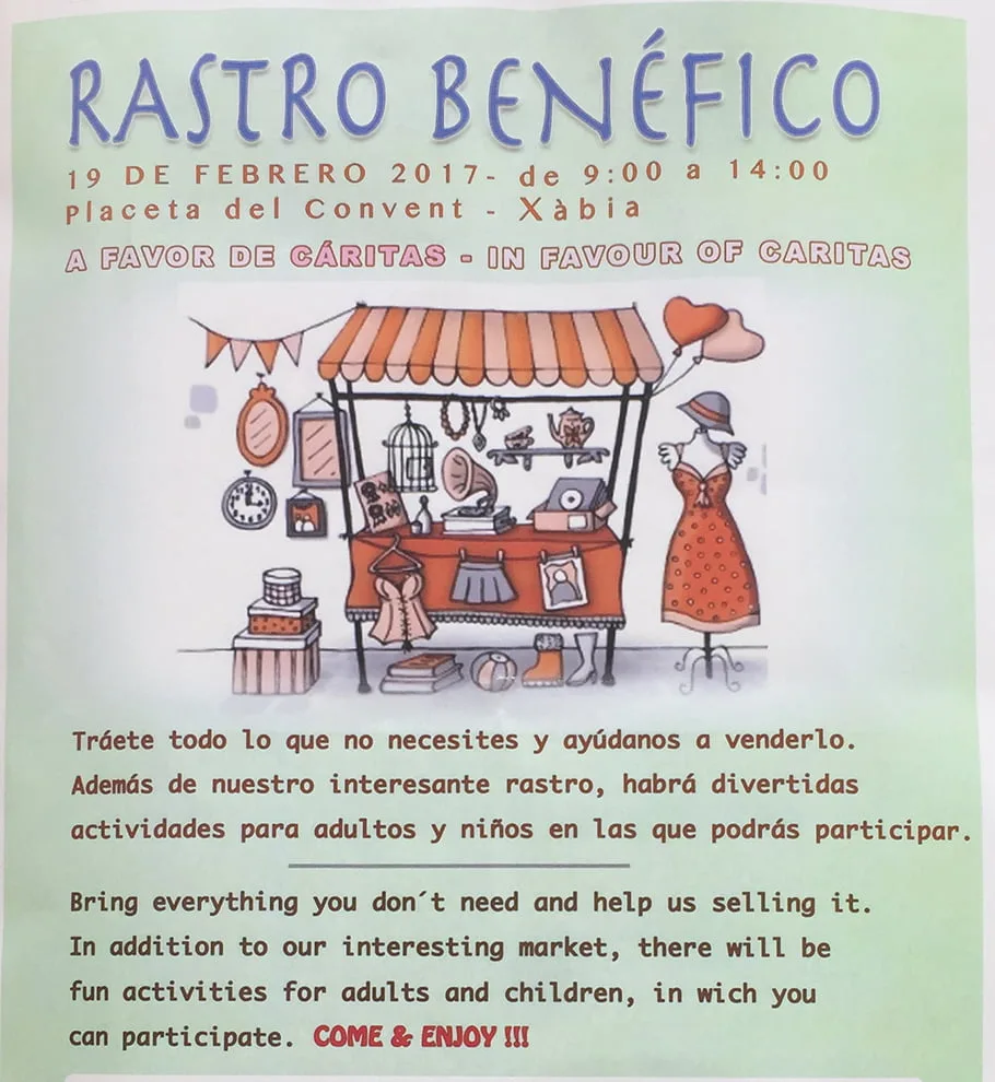 Rastro benéfico para Cáritas