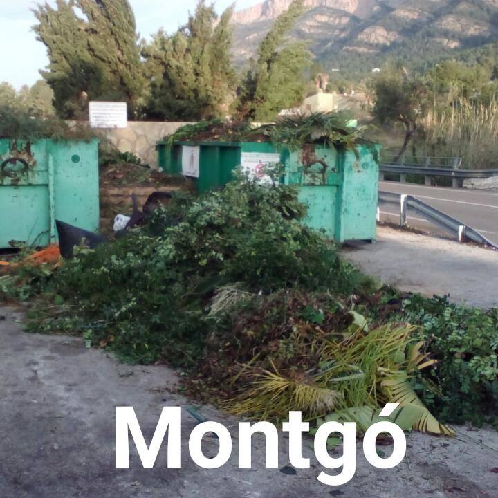 Residuos jardinería Montgó