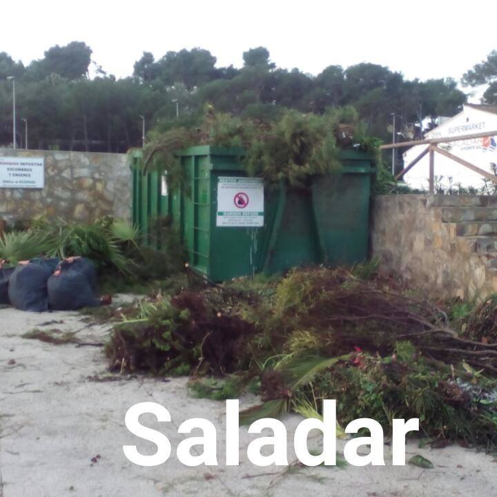 Residuos jardinería Saladar