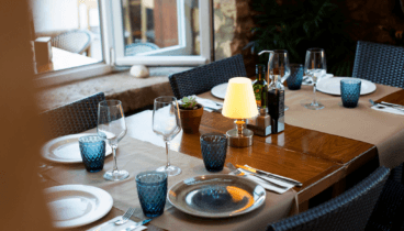 Acogedor interior de La Fontana en Jávea