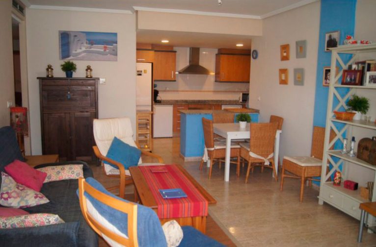 Kitchen and living Javea Houses Real Estate