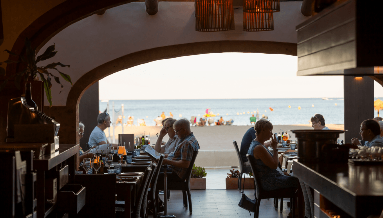 Comer con vistas al mar en Jávea