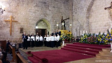 Coro en la Misa Solemne de Bajada del Nazareno