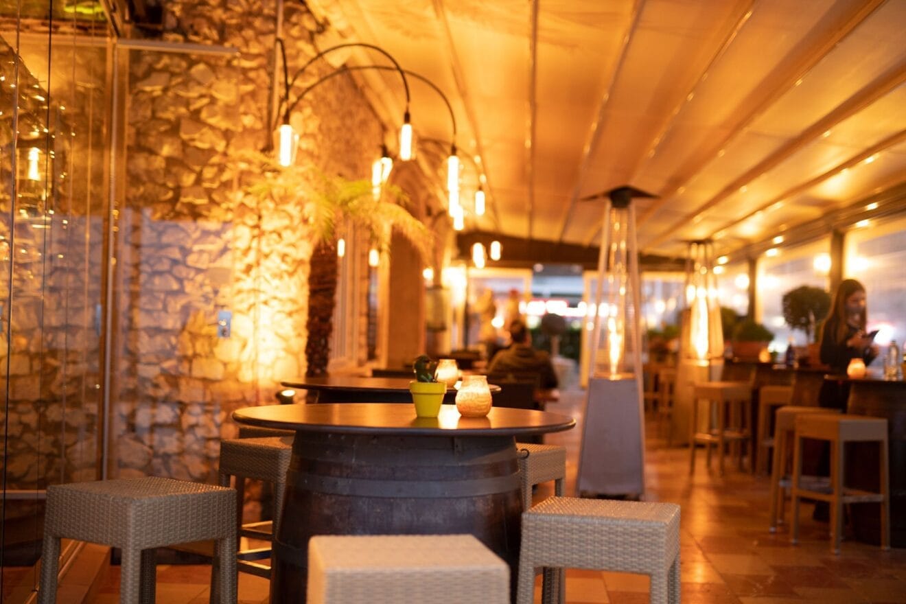 Un rincón acogedor en Restaurante La Fontana