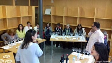 Participantes en la Cata de vino