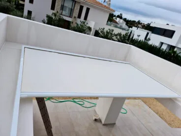 Techo cubierto con Toldos Teo