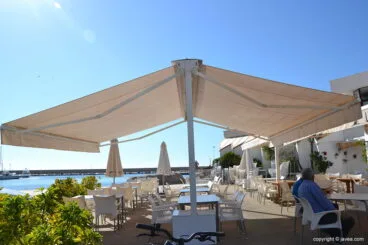 Toldos Teo en la Cantina de Jávea