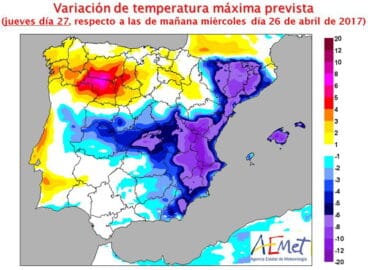 Bajada de temperaturas