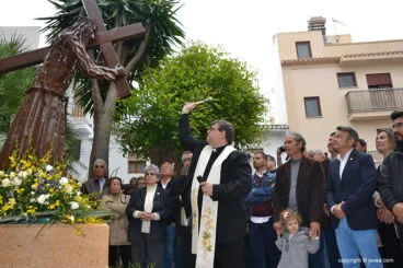 Bendición de la escultura de Jesús Nazareno