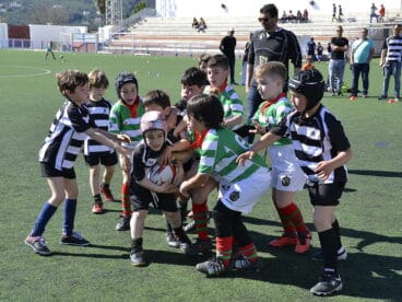 Bonita lucha por el balón