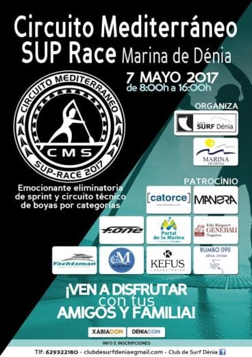 Cartel Paddel Surf en Dénia