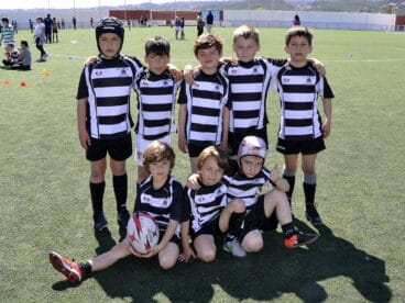 Equipo Sub 8 el Xàbia Club Rugby