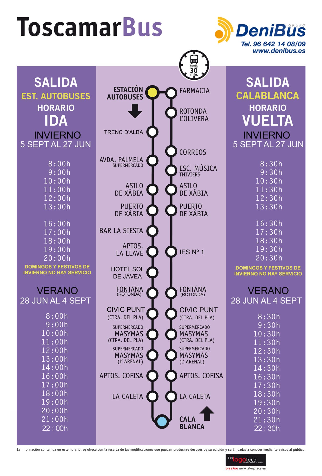Horario Jávea
