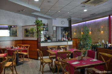 Nuevo ambiente del salón interior de Pizzeria Giulia