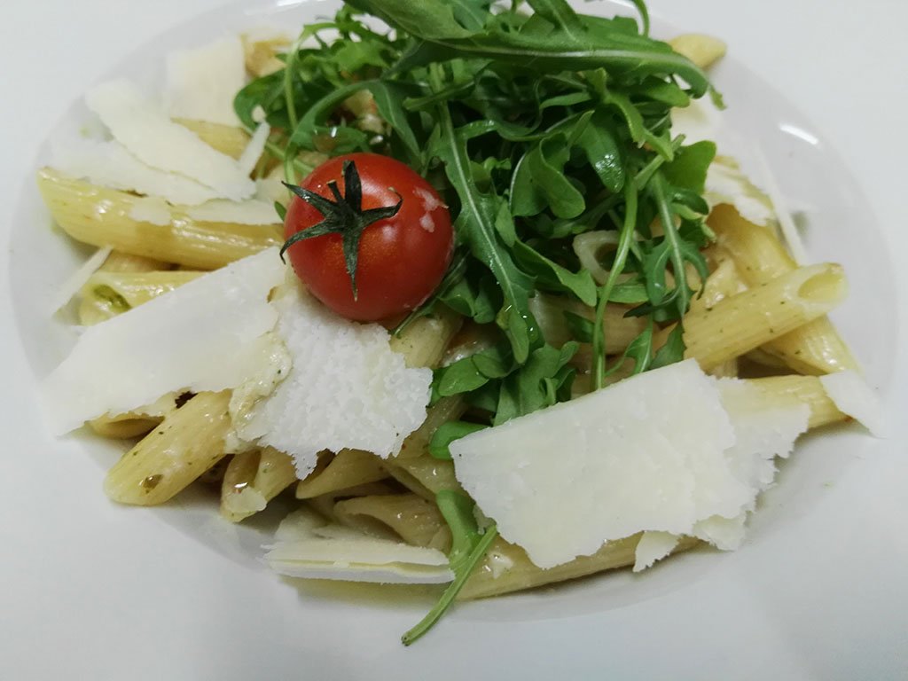 Plato de pasta deliciosos en Restaurante Giulia