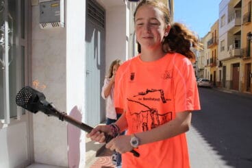 Una relevista con la antorcha