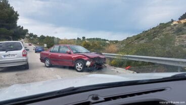 Vehículo colisionado