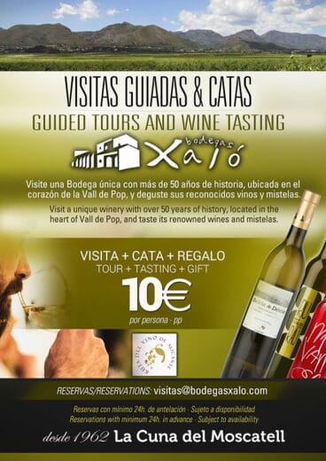 Visitas Guiadas Bodegas Xaló