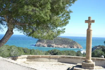 Creu del Portixoll y Illa del Portitxol