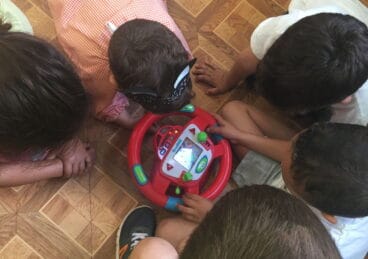 Alumnos de infantil del colegio Vicente Tena