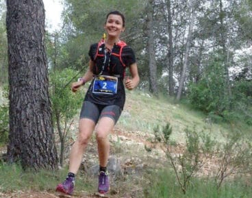 Araceli Seguí durante la prueba