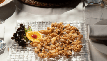 Chopitos rebozados en Restaurante Mezquida