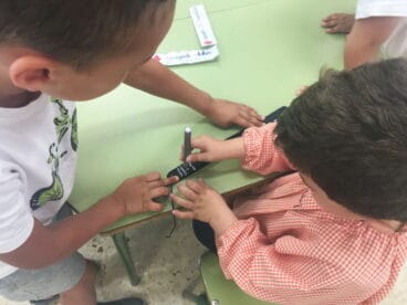 Ciclo de infantil en el colegio Vicente Tena