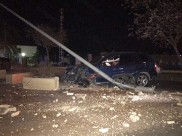 Colisión en avenida Trenc d’Alba