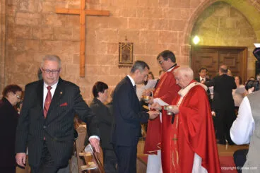 Solemne misa en el día de la fiesta de Jesús Nazareno