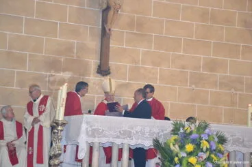 Solemne misa en el día de la fiesta de Jesús Nazareno