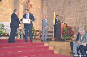 Solemne misa en el día de la fiesta de Jesús Nazareno
