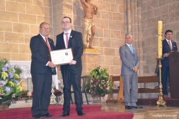 Solemne misa en el día de la fiesta de Jesús Nazareno