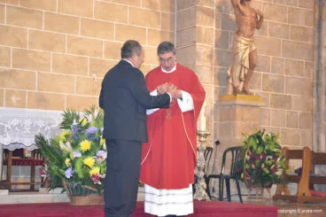 Solemne misa en el día de la fiesta de Jesús Nazareno