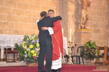 Solemne misa en el día de la fiesta de Jesús Nazareno