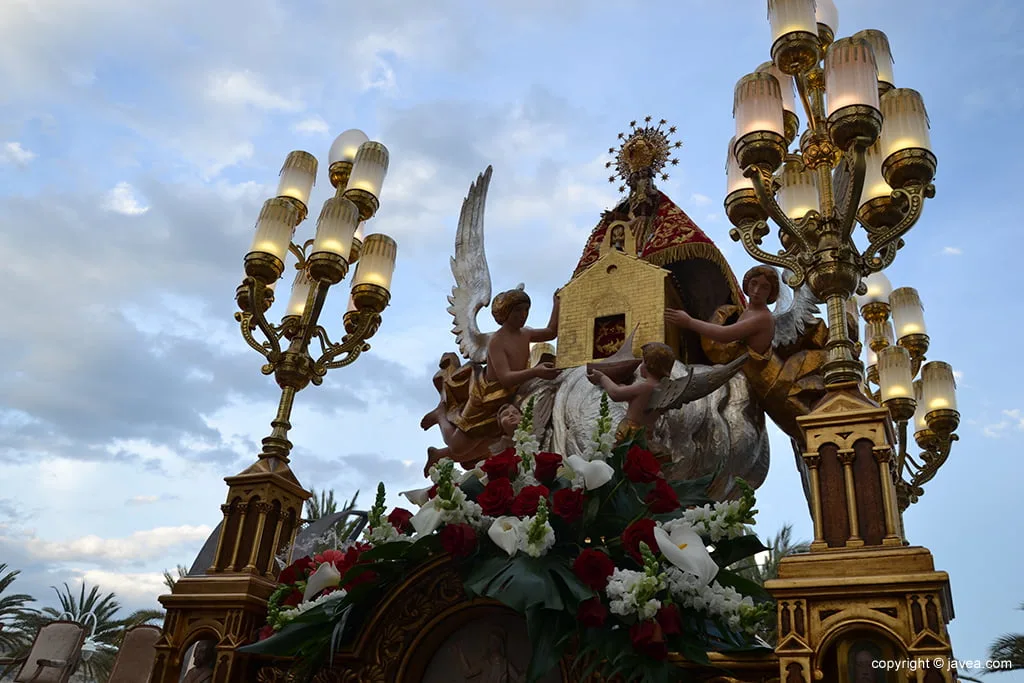 Romería de subida del Nazareno desde Duanes