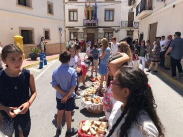 En el reparto del Pà Beneït