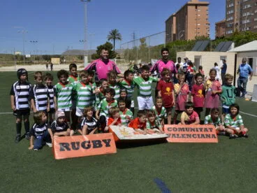 Formación de los equipos Sub 10 de Xàbia-Elche y Alicante