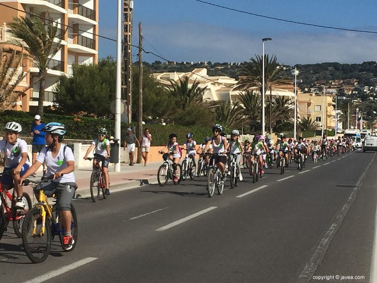 Marcha ciclista del CEIP Port de Xàbia
