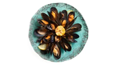 Mejillones frescos en Restaurante Mezquida