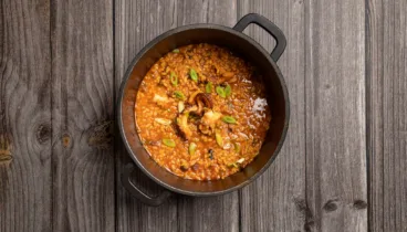 Menú de arroz para dos en Restaurante Mezquida