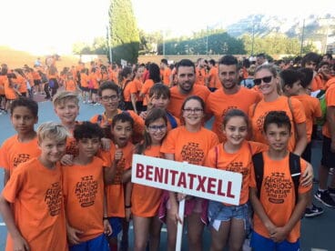 Monitores y deportistas de Benitatxell