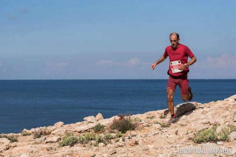 Nasio Cardona en la Ibiza Trail Maraton